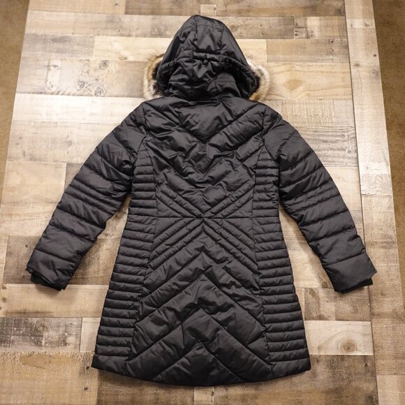 Lands’ End Insulated Cozy Fleece Lined Winter Coat Women's Small Black - Picture 8 of 12